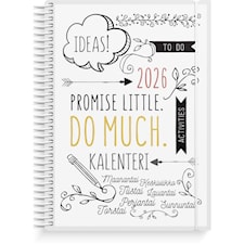 Kalenteri 2026 Scribble A5 Burde