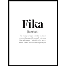 Fika Poster50x70cm
