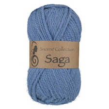 Saga Ull, Alpacka mix 50 gr Blå 423, Viking Snorre