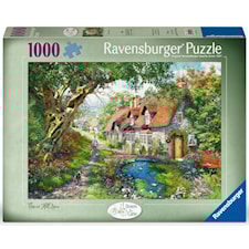 Pussel Flower Hill Lane 1000 bitar, Ravensburger