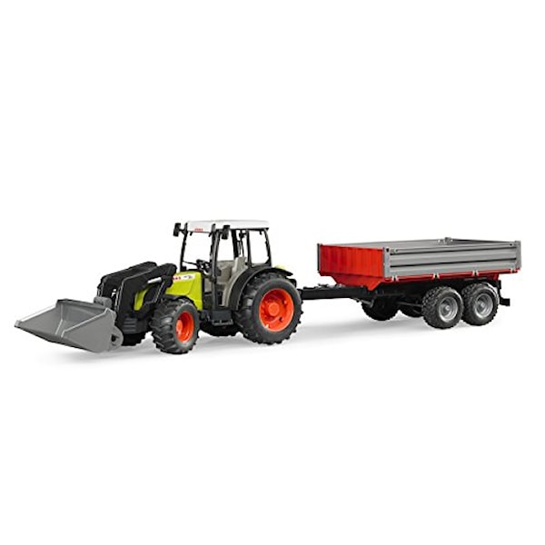 Claas Nectis 267 Frontlastare med tippsläp, Bruder