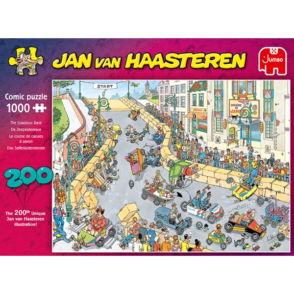 Jan Van Haasteren The Soapbox Race Pussel 1000 bitar, Jumbo
