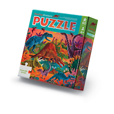 Dinosaurier Glansigt Pussel 60 bitar Crocodile Creek