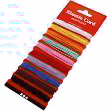 Snöre Elastisk 1,2 mm Mix 10x3,5 m