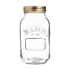 Kilner Säilöntäpurkki Metallikannella Pyöreä 1.0 L Lasi