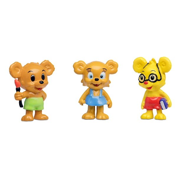 Nalle-Maja,Brum och Teddy Figurset, Bamse