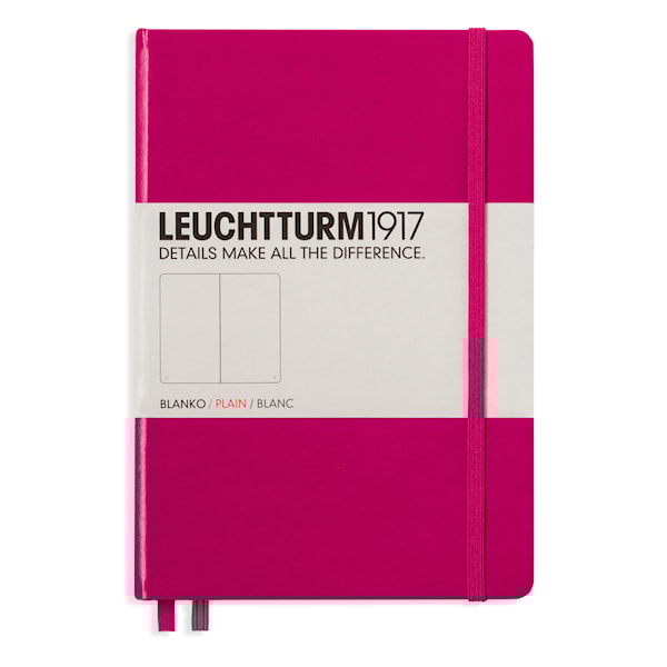 Anteckningsbok Leuchtturm1917 A5 Hard berry 249 p. plain