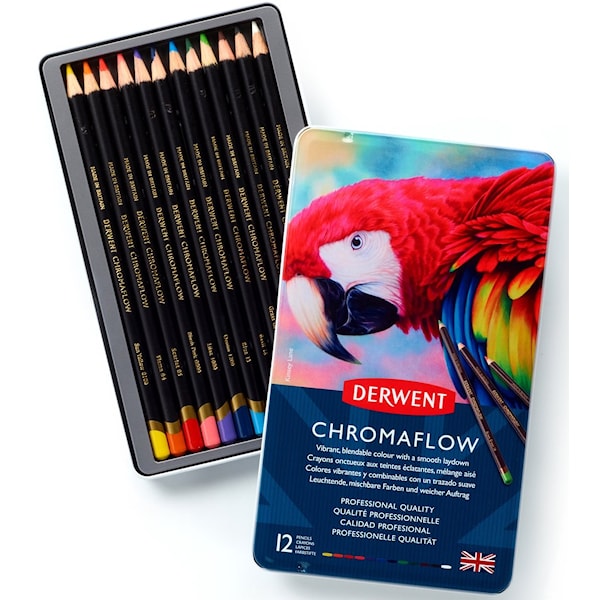 Derwent Chromaflow pencil 12stk tin