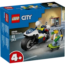 Takaa-ajo poliisimoottoripyörällä LEGO® City (60455)
