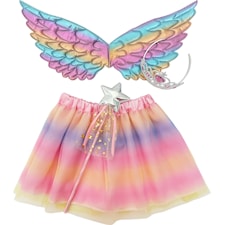 Maskeradedrakt Prinsesse Elva Rainbow Real Uniq