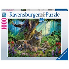 Wolves in the Forest Pussel 1000 bitar Ravensburger