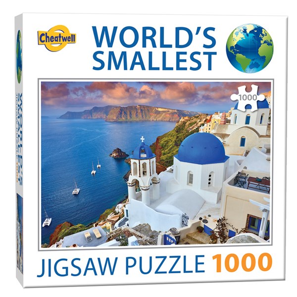 Världens minsta pussel 1000 bitar Santorini