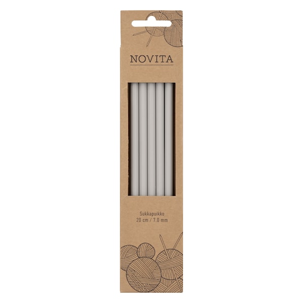 Strikkepinner Plastic 20 cm Novita