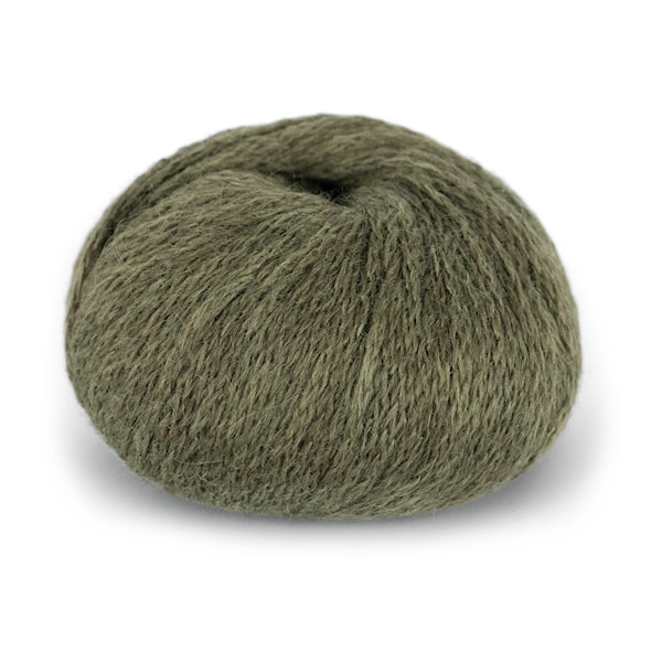 Du Store Alpacka Hexa Garn 50 g Oliv 930