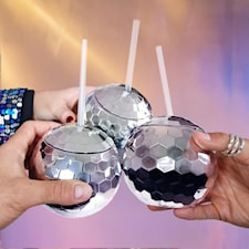 Disco Ball Cups 3-pcs