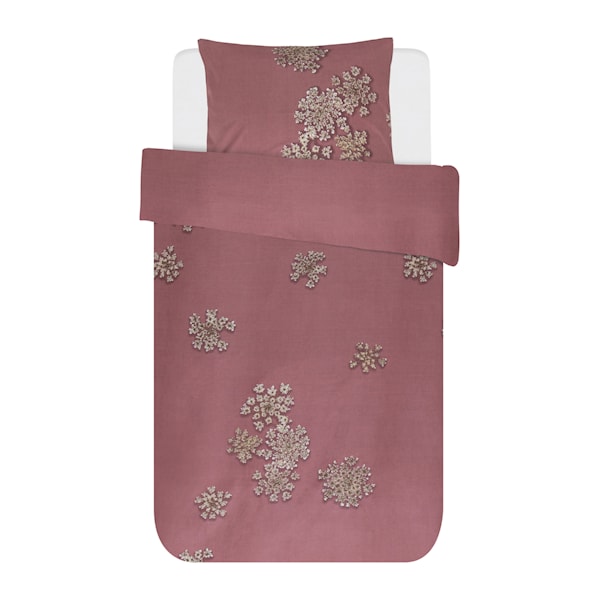Essenza Home Lauren Påslakanset 100% Bomull 150x210 + 50x60 cm Dusty rosa Essenza Home Lauren Påslakanset 100% Bomull 150x210 + 50x60 cm Dusty rosa