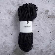 Lovikka Villalanka 100 g Musta (7620) Järbo