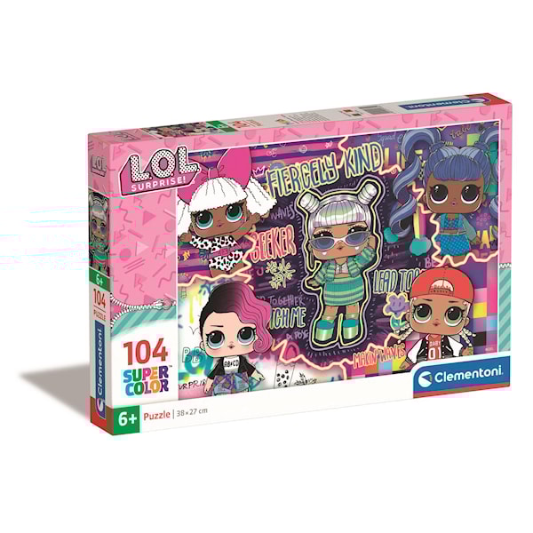 Clementoni LOL Surprise! Super Colour Jigsaw Puzzle (104)