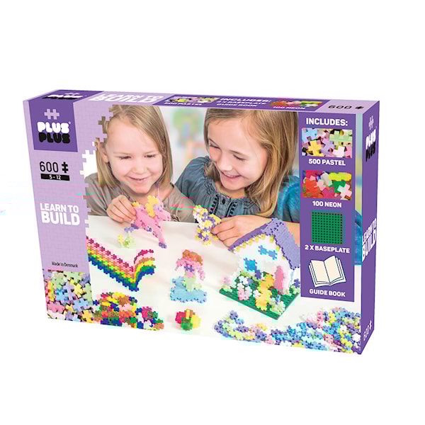 Plus Plus MINI Pastel, 600 bitar