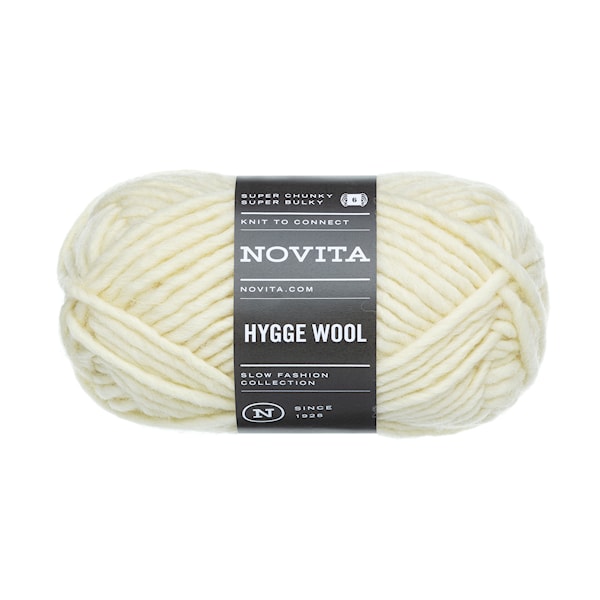 Hygge Wool Ullgarn 100 g naturhvit 010 Novita
