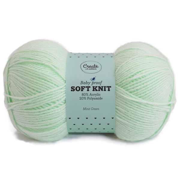 Adlibris Soft Knit 100g Mint Green A331