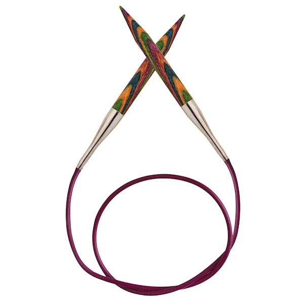 Pyöröpuikot koivua 40 cm - 7 mm Du Store Alpakka Symfonie