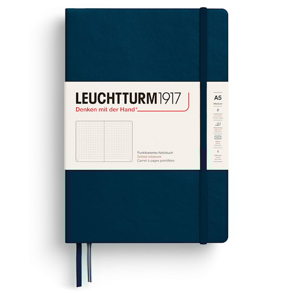 Notatbok A5 Soft Prikket Deep Sea Leuchtturm1917