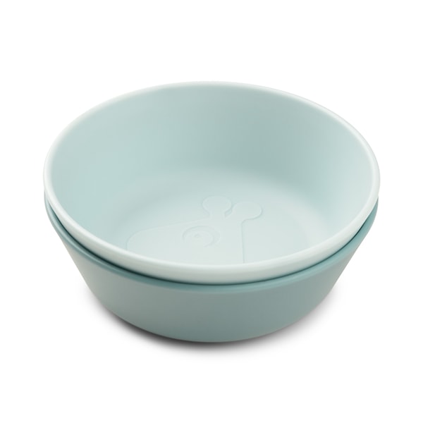 Barnskål 2-Pack Kiddish Raffi Blue Done by Deer