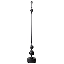 Watt&Veke Deborah Lampfot H: 141 cm, D: 22 cm Black