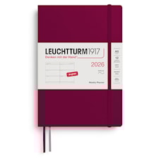 Weekly Planner 2026 A5 Soft Port Red Leuchtturm1917