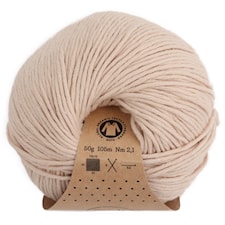 Adlibris Organic Cotton, 50 g, Almost Beige A422