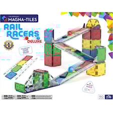 Magna-Tiles Rail Racer Magnetiska Byggklossar 90 Bitar