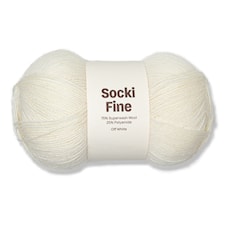 Socki Fine 100 g Off White A043 Adlibris