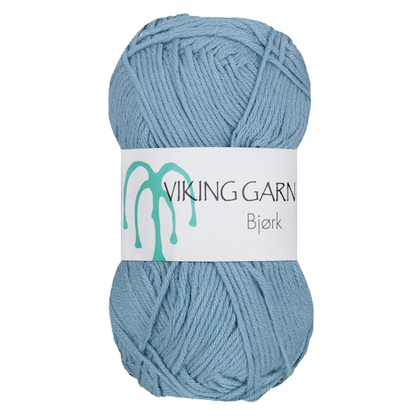 Bjørk 50 g Mellomblå 522 Viking Garn