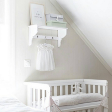 Bedside Crib Two, Vit, Troll