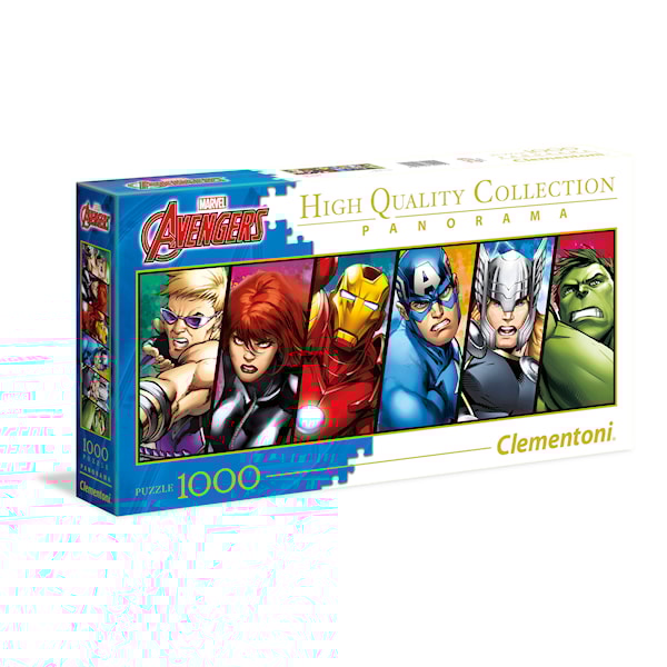 Pussel Panorama, Avengers, 1000 bitar, Clementoni