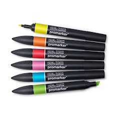 Markerpenna ProMarker 6 Vibrant tones Winsor & Newton