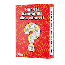Spel Hur väl känner du dina vänner? (SE)