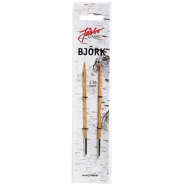 Strikkepinner med endestykke 5,0mm