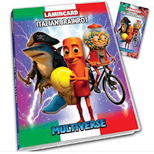 Brainrot-album inkludert samlekort (1 pakke) Wave 2