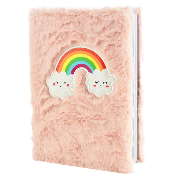 Dagbok Fluffy Rainbow A5 Ningbo Linkart Paper Products
