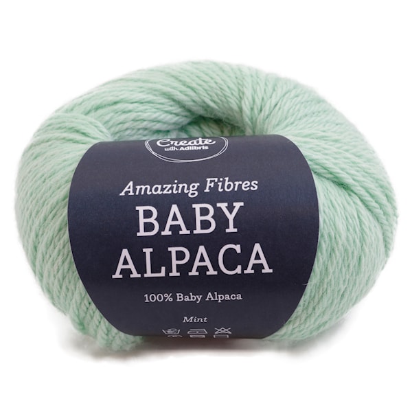 Adlibris Baby Alpaca 50g Mint A242