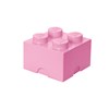 LEGO Förvaringsbox 4, Ljusrosa