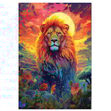 Pussel Majestic Lion Stare 500 bitar, Educa