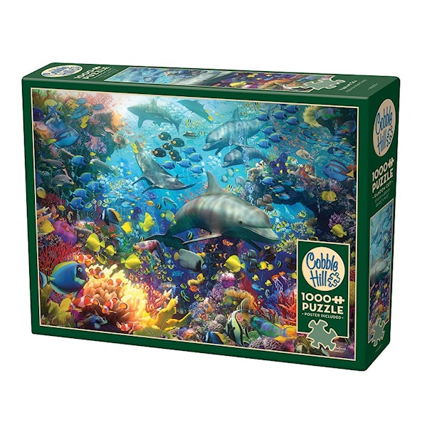 Pussel Vibrant Sea 1000 brikker Cobble Hill