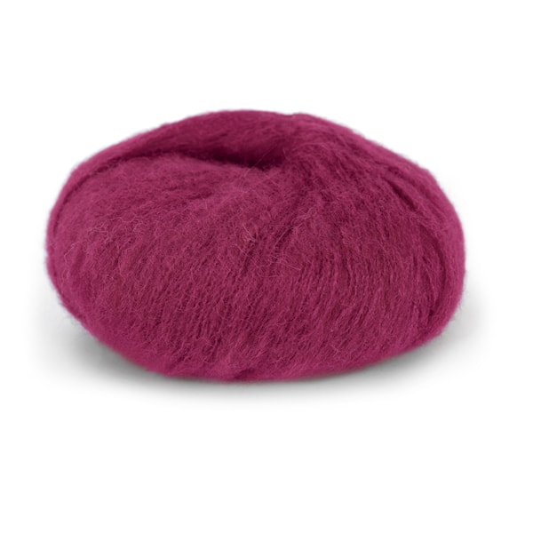 Du Store Alpacka Faerytale Garn 50 g mörk magenta 755