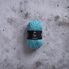 Sox Garn Ullmix 50 g Turkos/mörkturkos/oblekt Svarta Fåret