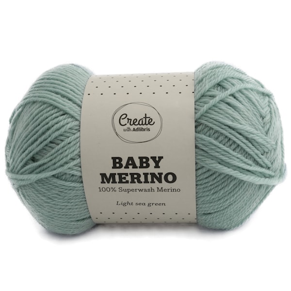 Garn Baby Merinoull, Adlibris, Light Sea Green