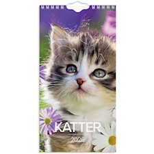 Väggkalender 2026 Liten Kattkalender 120x230 mm Burde