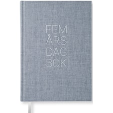 5-Års Dagbok A5 Denim Paperstyle